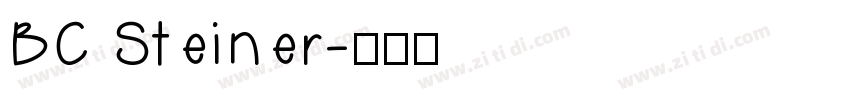 BC Steiner字体转换